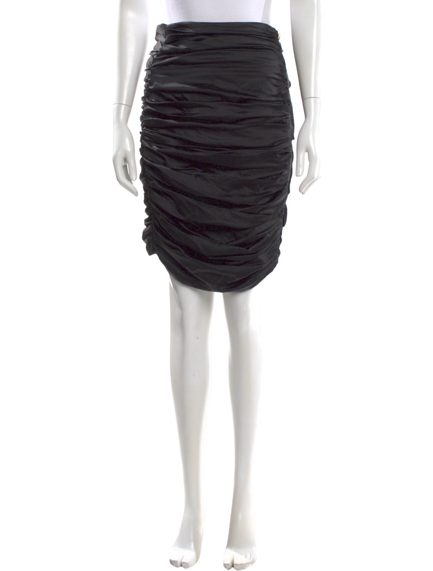 Thomas Wylde Silk Knee-Length Skirt