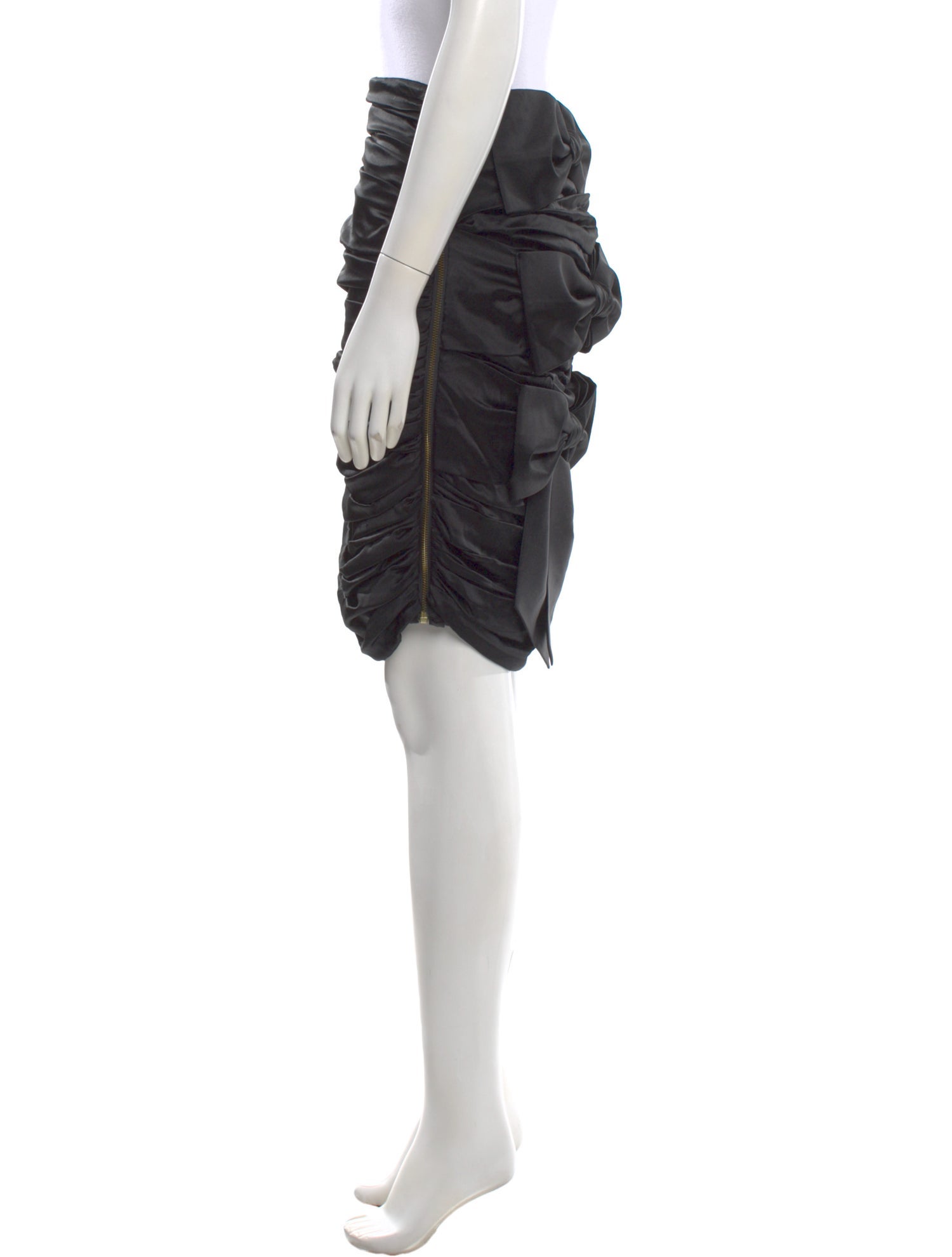 Thomas Wylde Silk Knee-Length Skirt