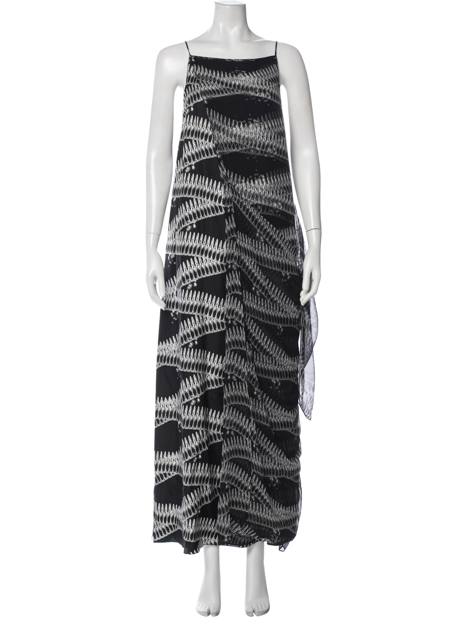 Thomas Wylde Silk Long Dress