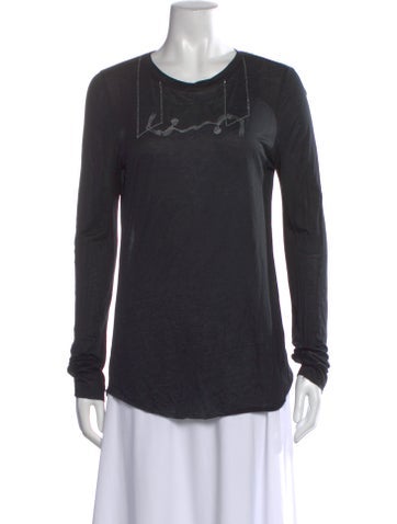 Pre-owned Thomas Wylde Graphic Print Crew Neck T-shirt In Black