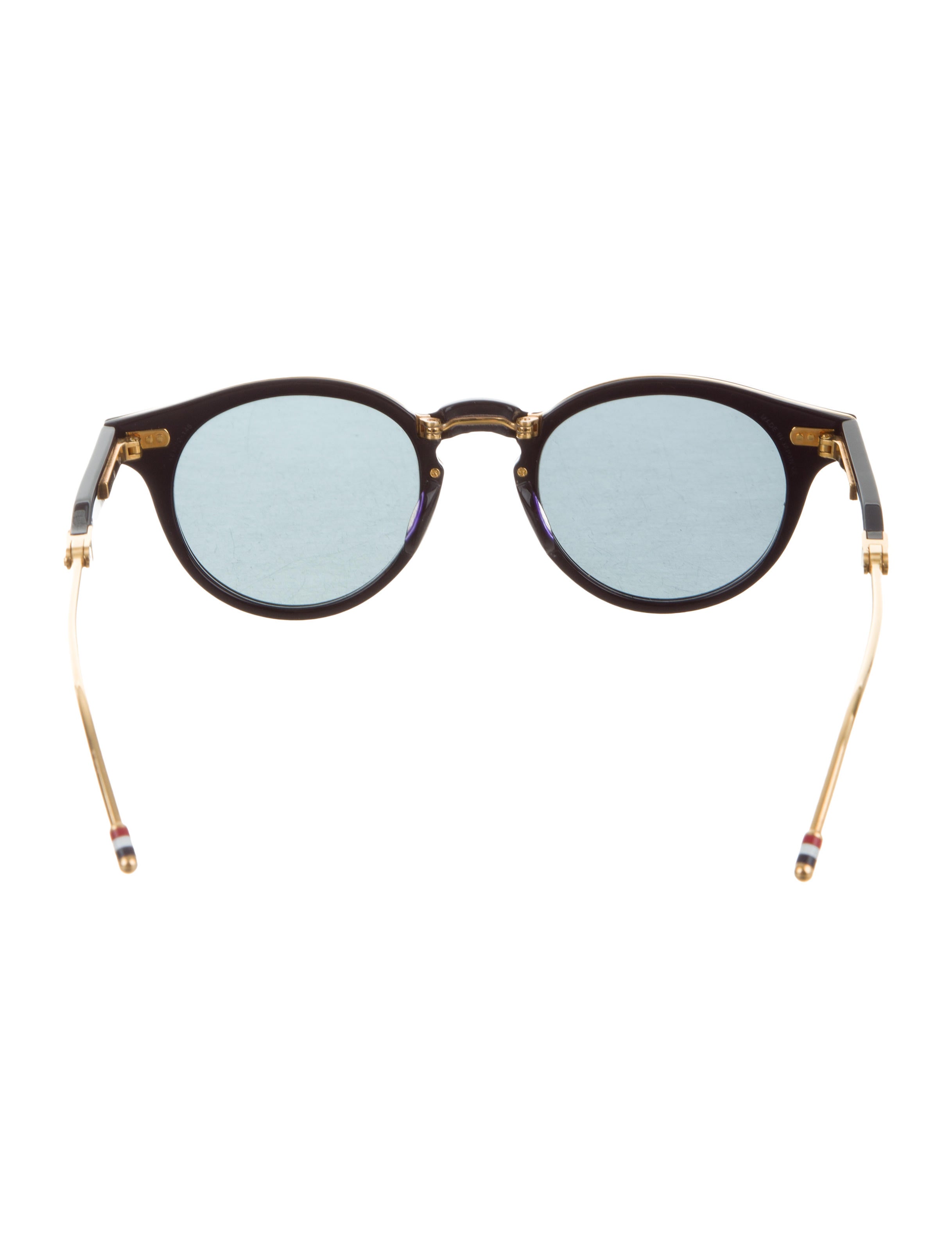 Thom Browne TB-806 Folding Sunglasses - Blue Sunglasses