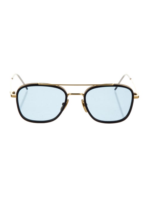 Thom Browne Square Tinted Sunglasses gold