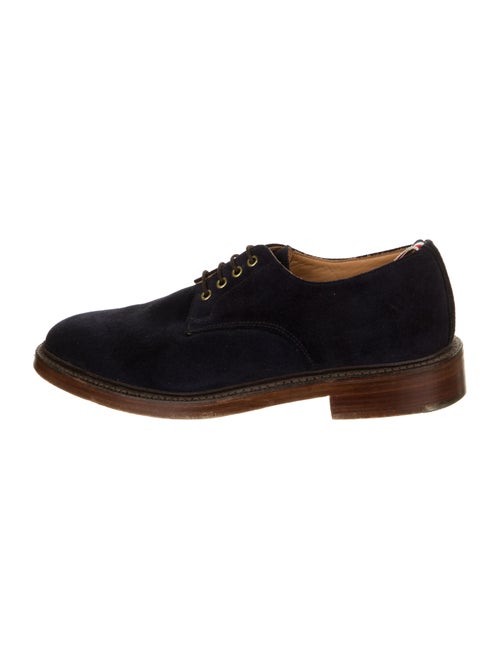 Thom Browne Suede Oxfords Blue