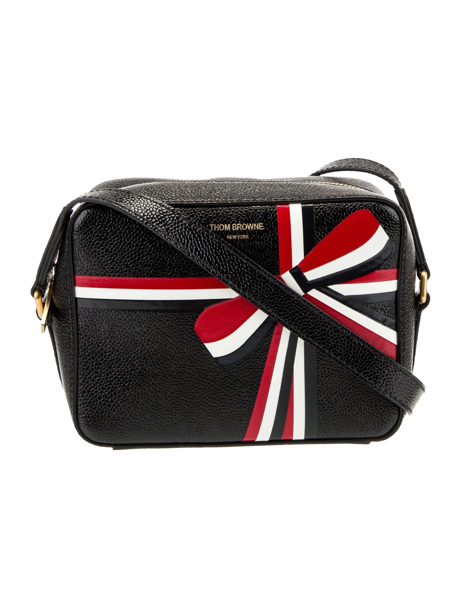 Thom Browne Leather Crossbody Bag