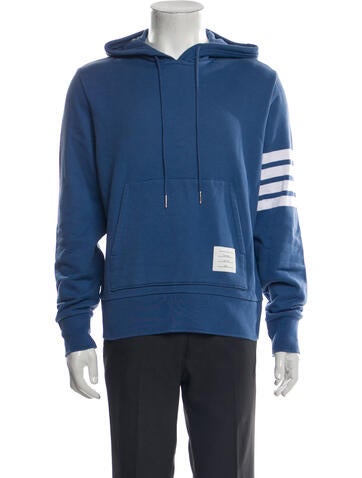 Thom Browne Sweatshirts & Hoodies Striped Crew Neck Hoodie S