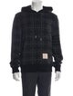 Thom Browne Tartan 4-Bar Plaid Print Hoodie