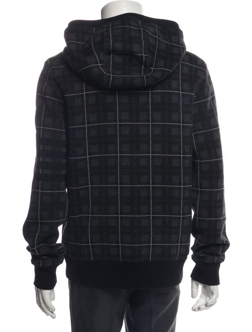 Thom Browne Tartan 4-Bar Plaid Print Hoodie