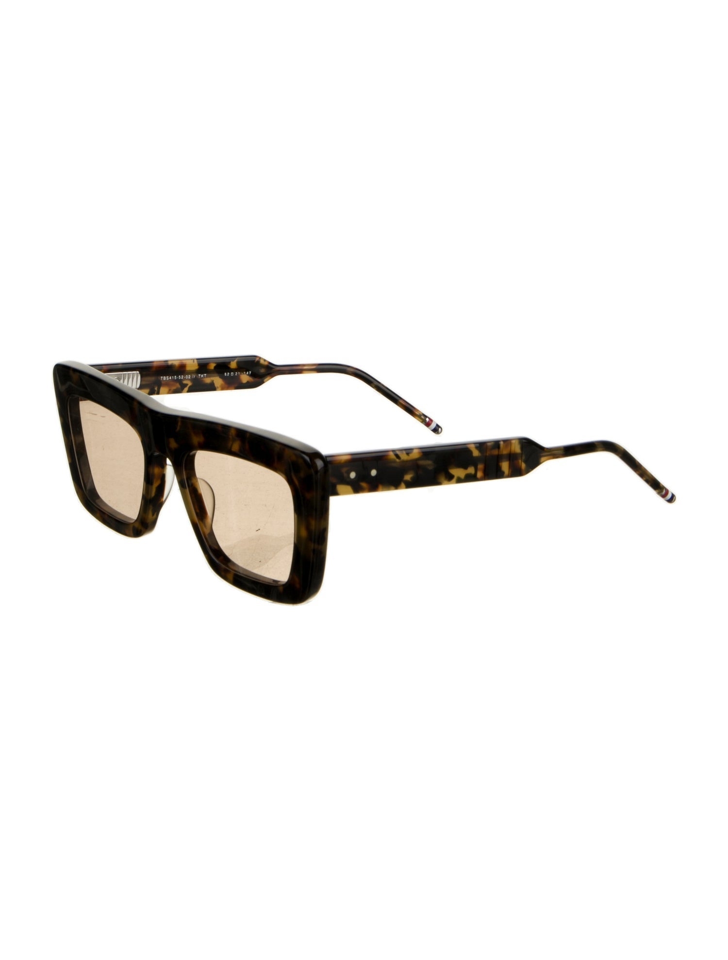 Thom Browne Square Mirrored Sunglasses