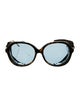 Thom Browne Oversize Mirrored Sunglasses