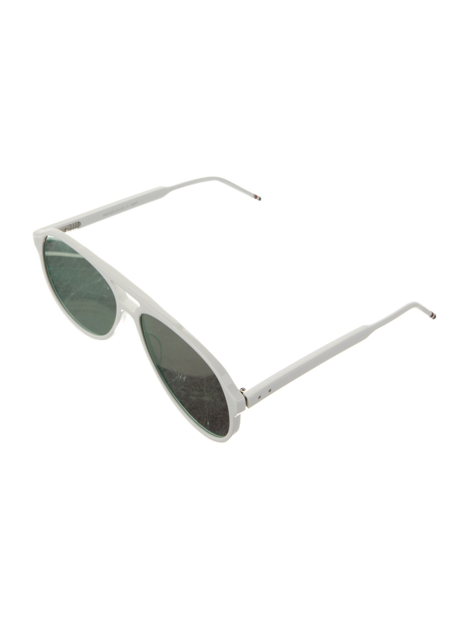 Thom Browne Aviator Mirrored Sunglasses