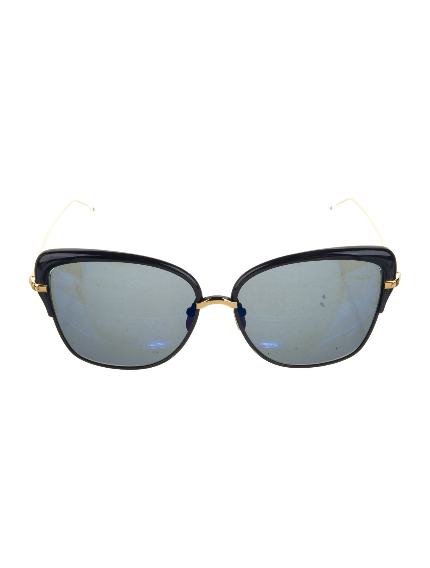 Thom Browne Cat-Eye Mirrored Sunglasses w/ Tags