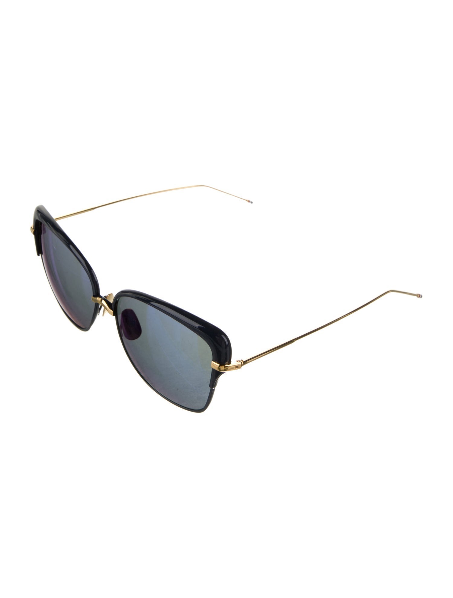 Thom Browne Cat-Eye Mirrored Sunglasses w/ Tags