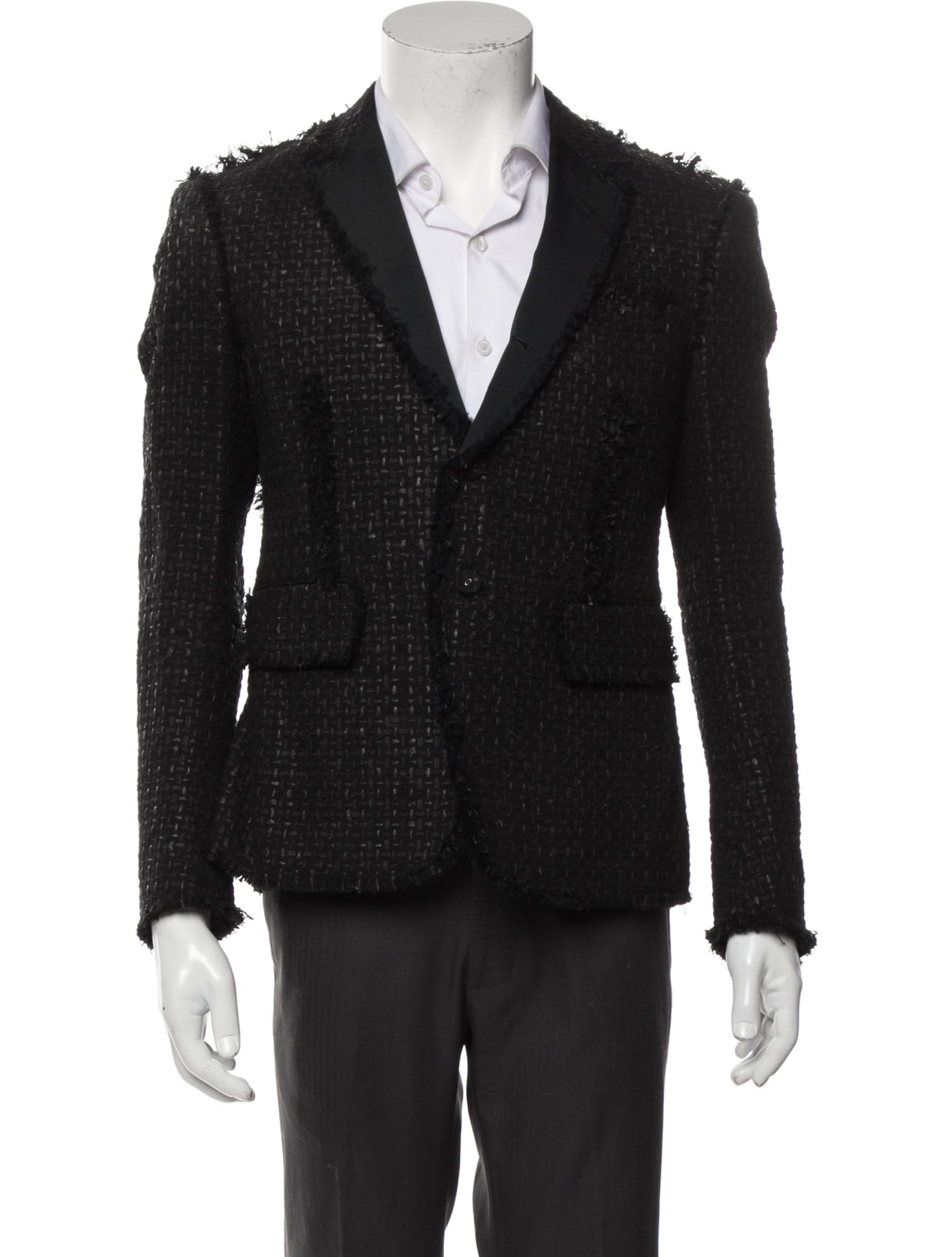 Thom Browne Tweed Pattern Blazer