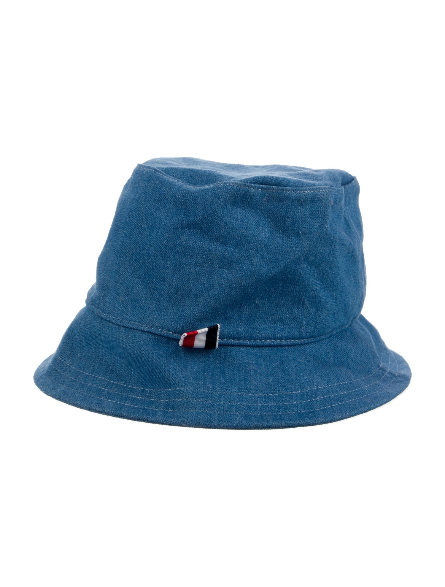 Thom Browne Denim Bucket Hat w/ Tags