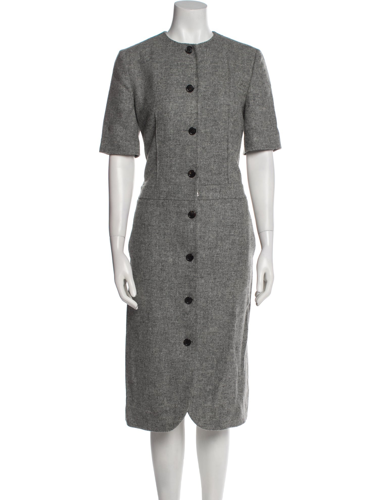 Thom Browne Wool Midi Length Dress