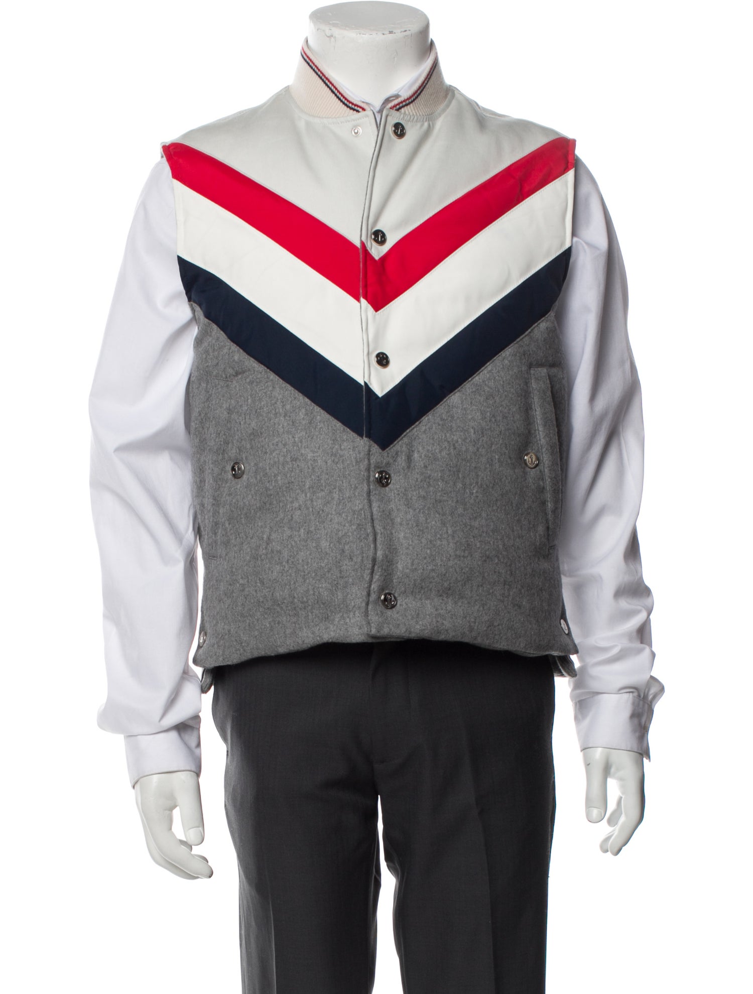 Thom Browne Cashmere Striped Vest w/ Tags