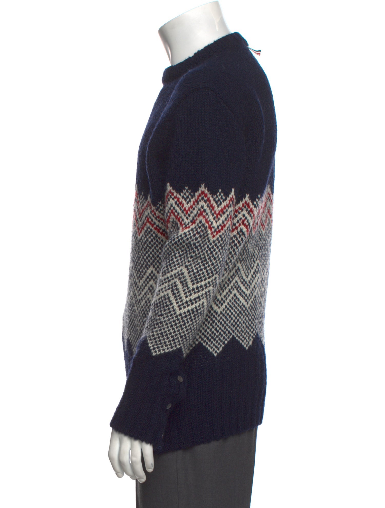 Thom Browne Wool Printed Pullover