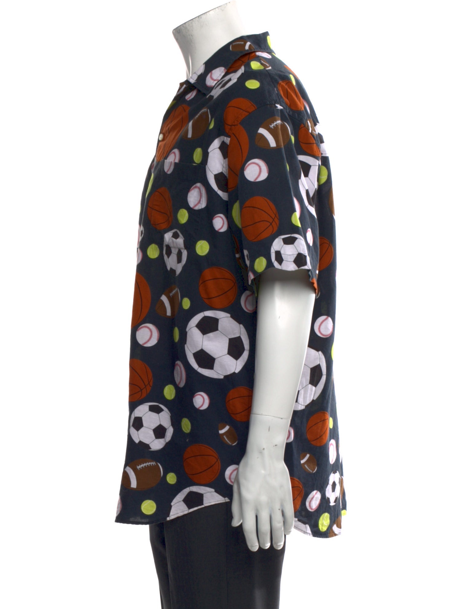 Thom Browne Voile Balls Printed Shirt