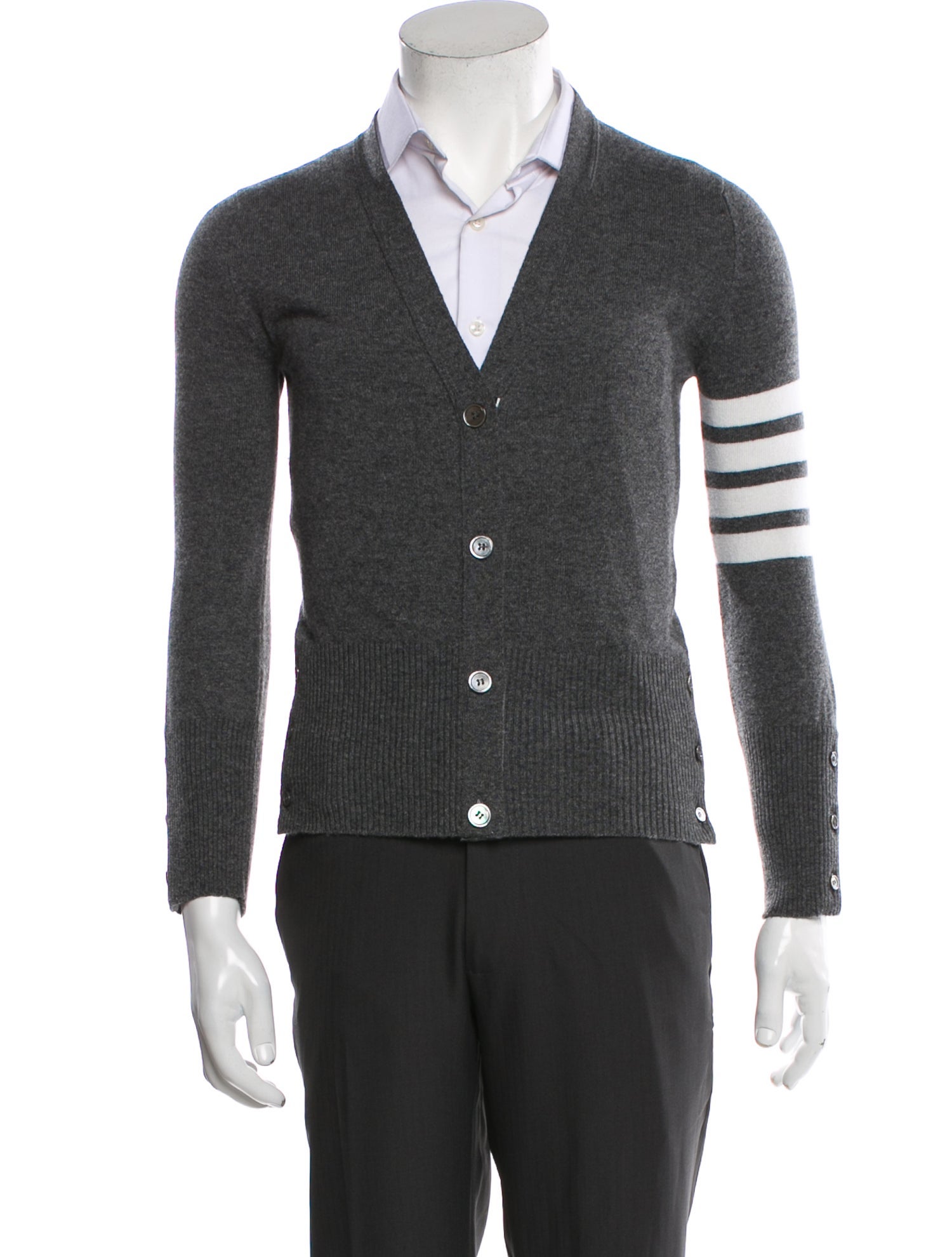 Thom Browne 4 Bar Stripe Cashmere Cardigan w/ Tags