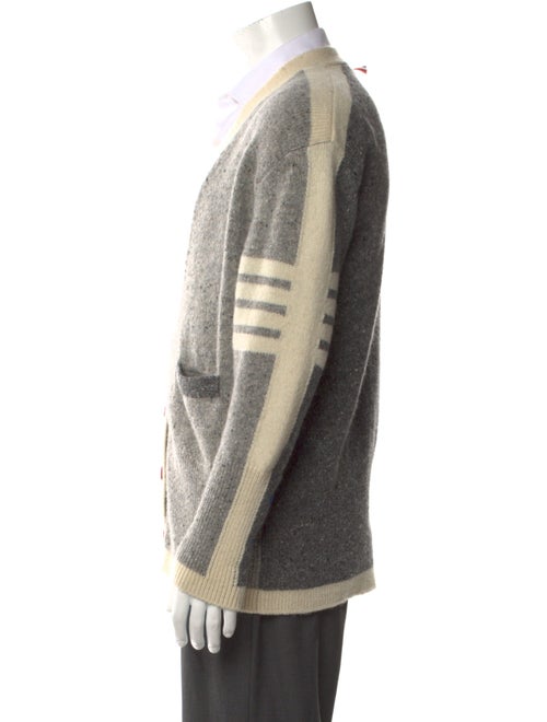 Thom Browne 4 Bar Stripe Wool Cardigan