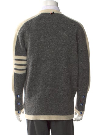 Thom Browne 4 Bar Stripe Wool Cardigan