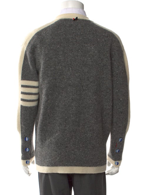 Thom Browne 4 Bar Stripe Wool Cardigan