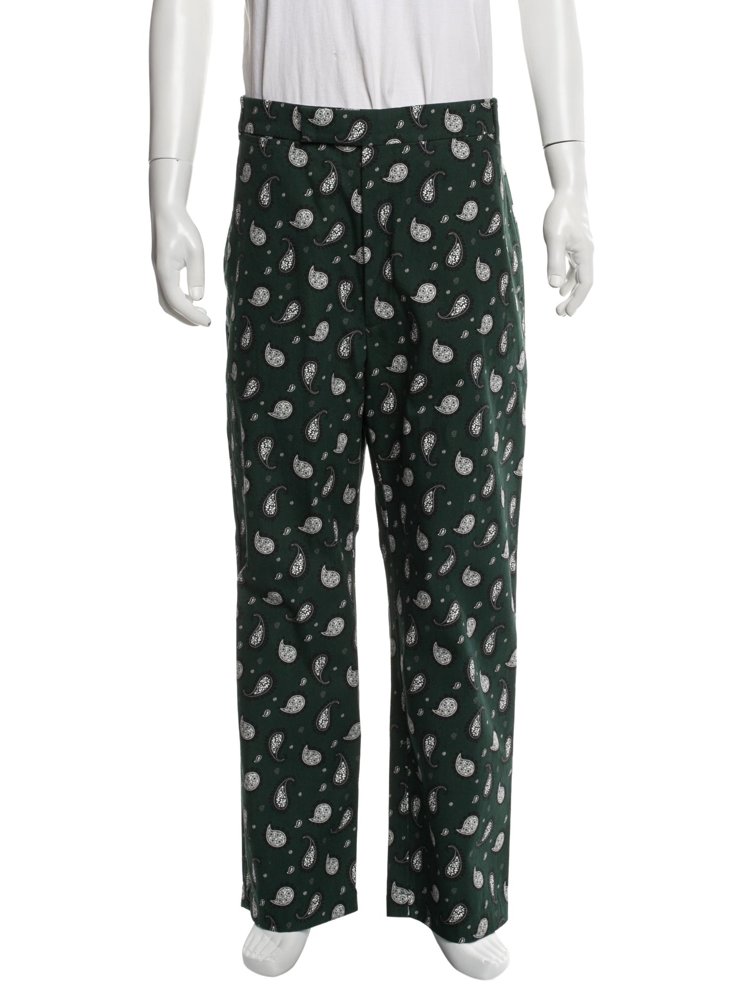 Thom Browne Paisley Print Dress Pants