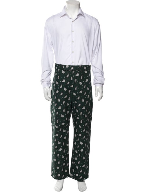Thom Browne Paisley Print Dress Pants
