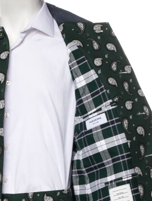 Thom Browne Paisley Print Dress Pants