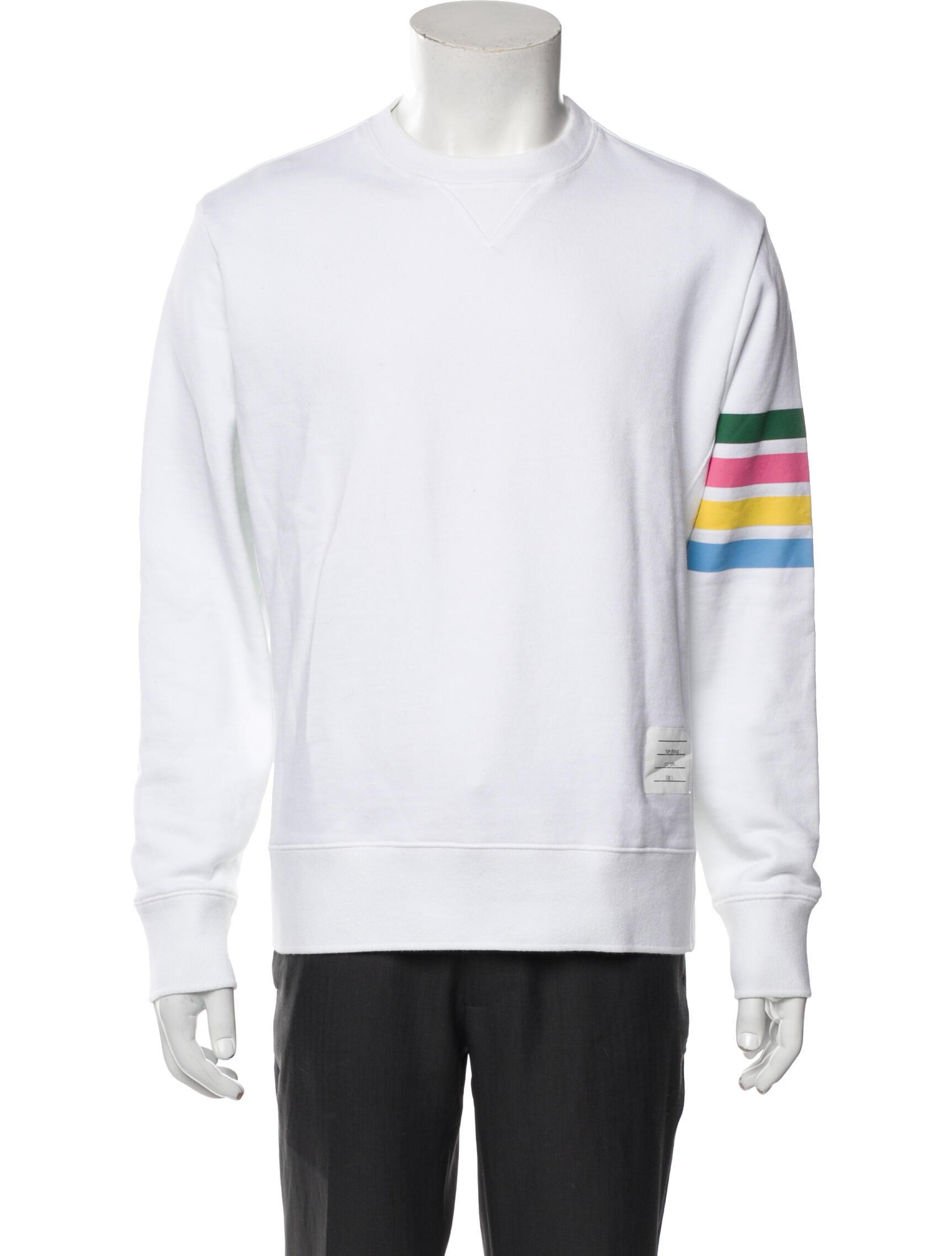 Thom Browne Rainbow Striped Pullover