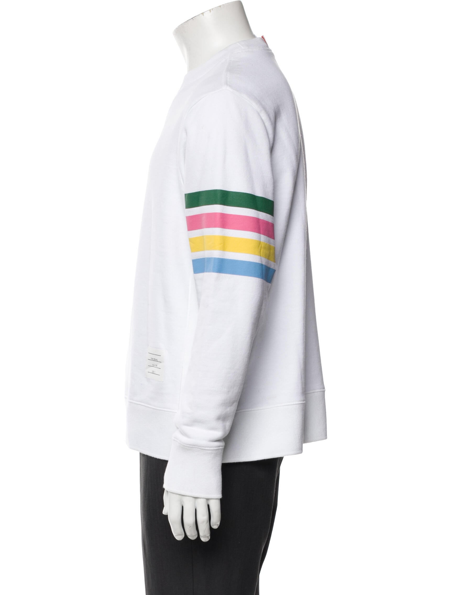Thom Browne Rainbow Striped Pullover