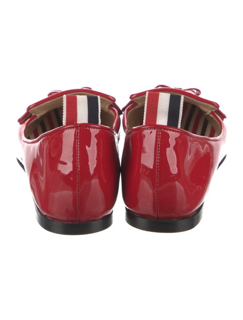 Thom Browne Patent Leather Bow Accents Loafers