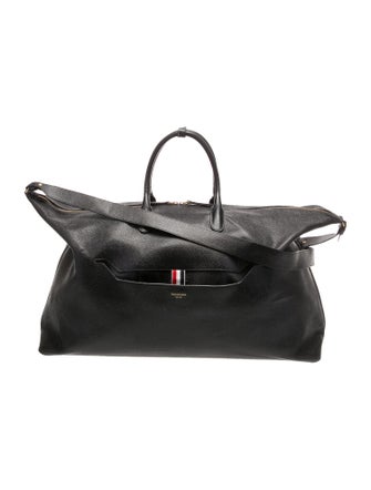 Thom Browne Leather Weekender