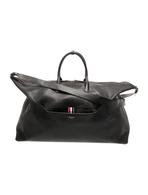 Thom Browne Leather Weekender