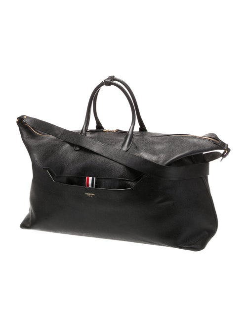 Thom Browne Leather Weekender