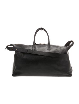 Thom Browne Leather Weekender