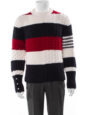 Thom Browne 4-Bar Wool Pullover