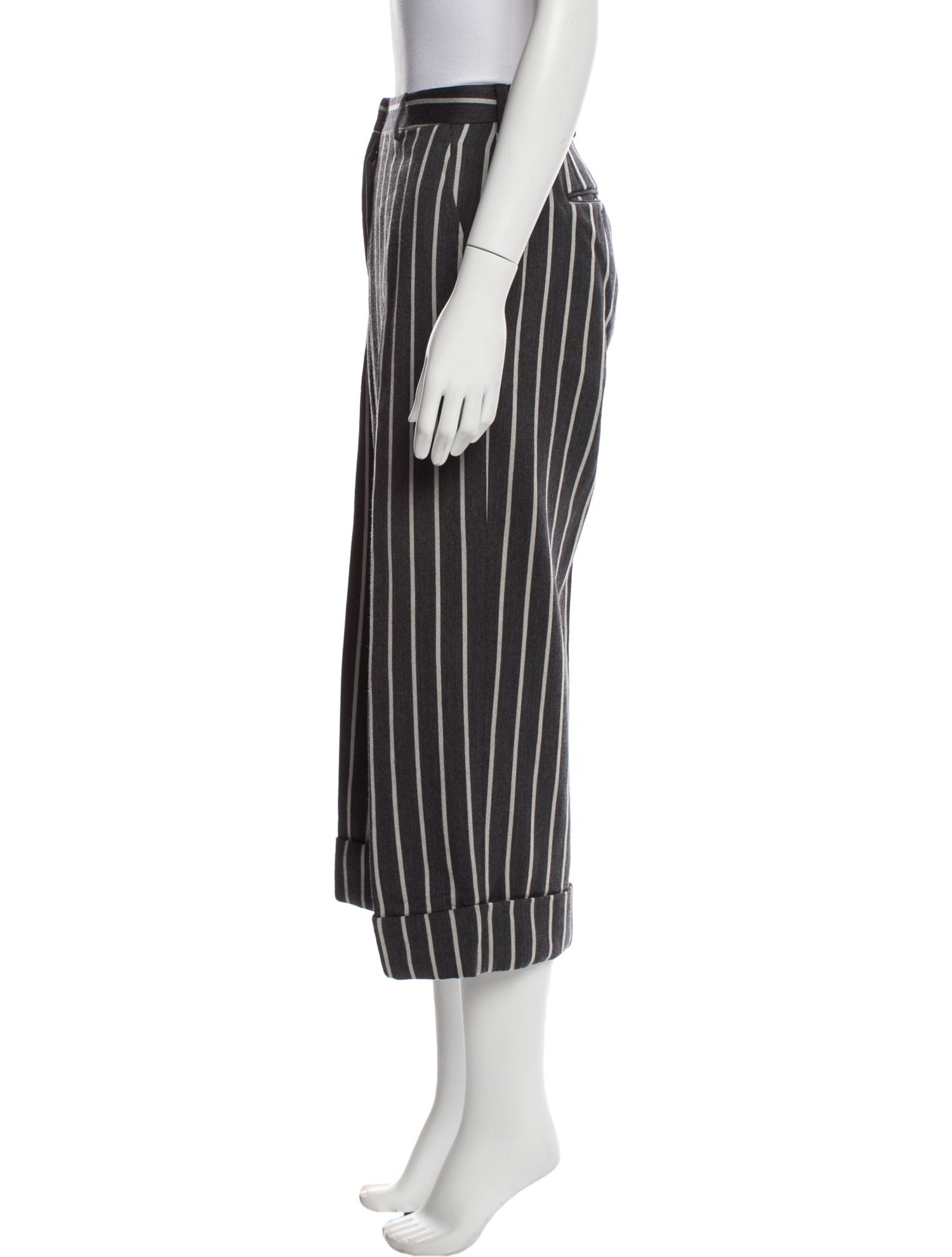 Thom Browne Wool Wide Leg Pants