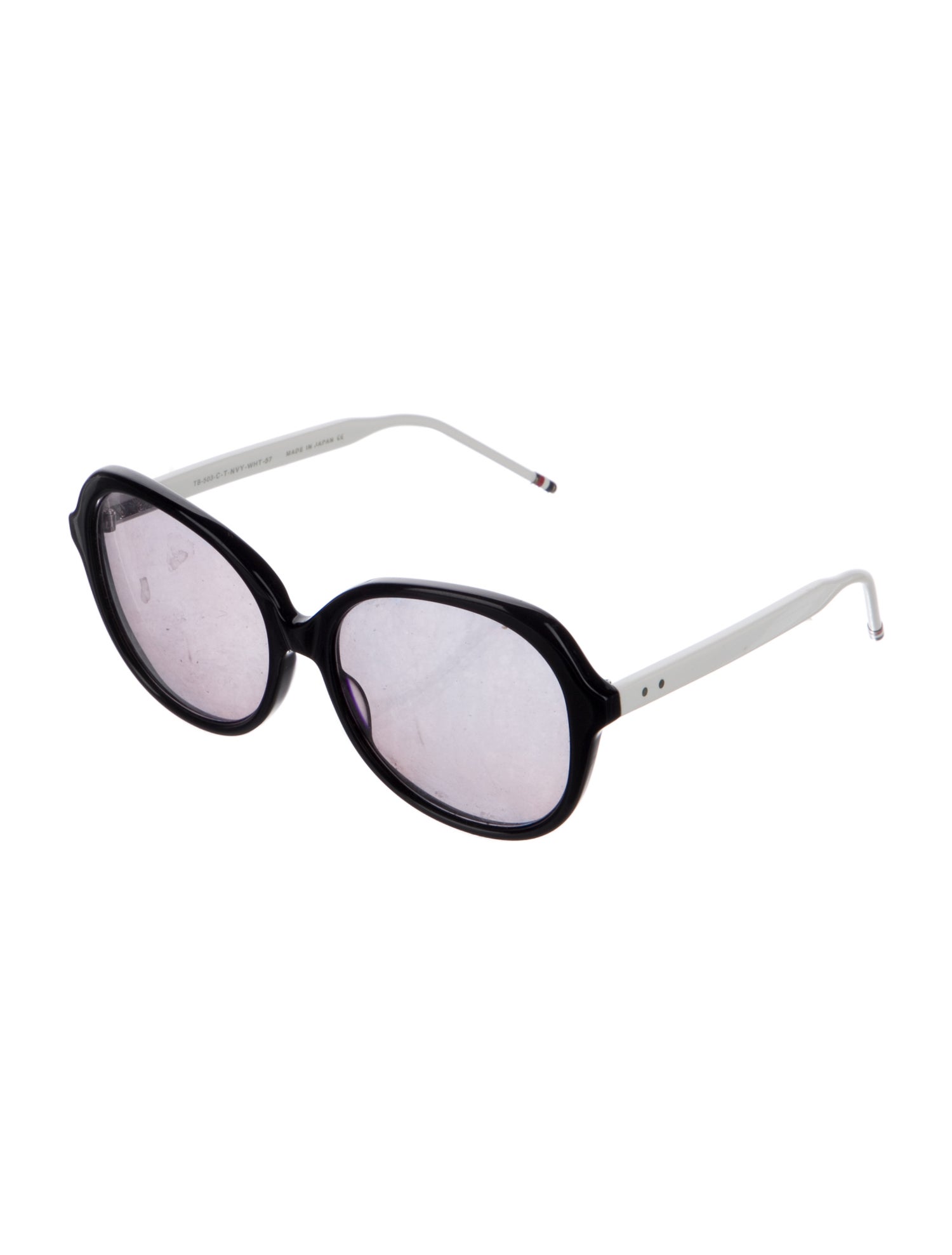Thom Browne Oversize Mirrored Sunglasses