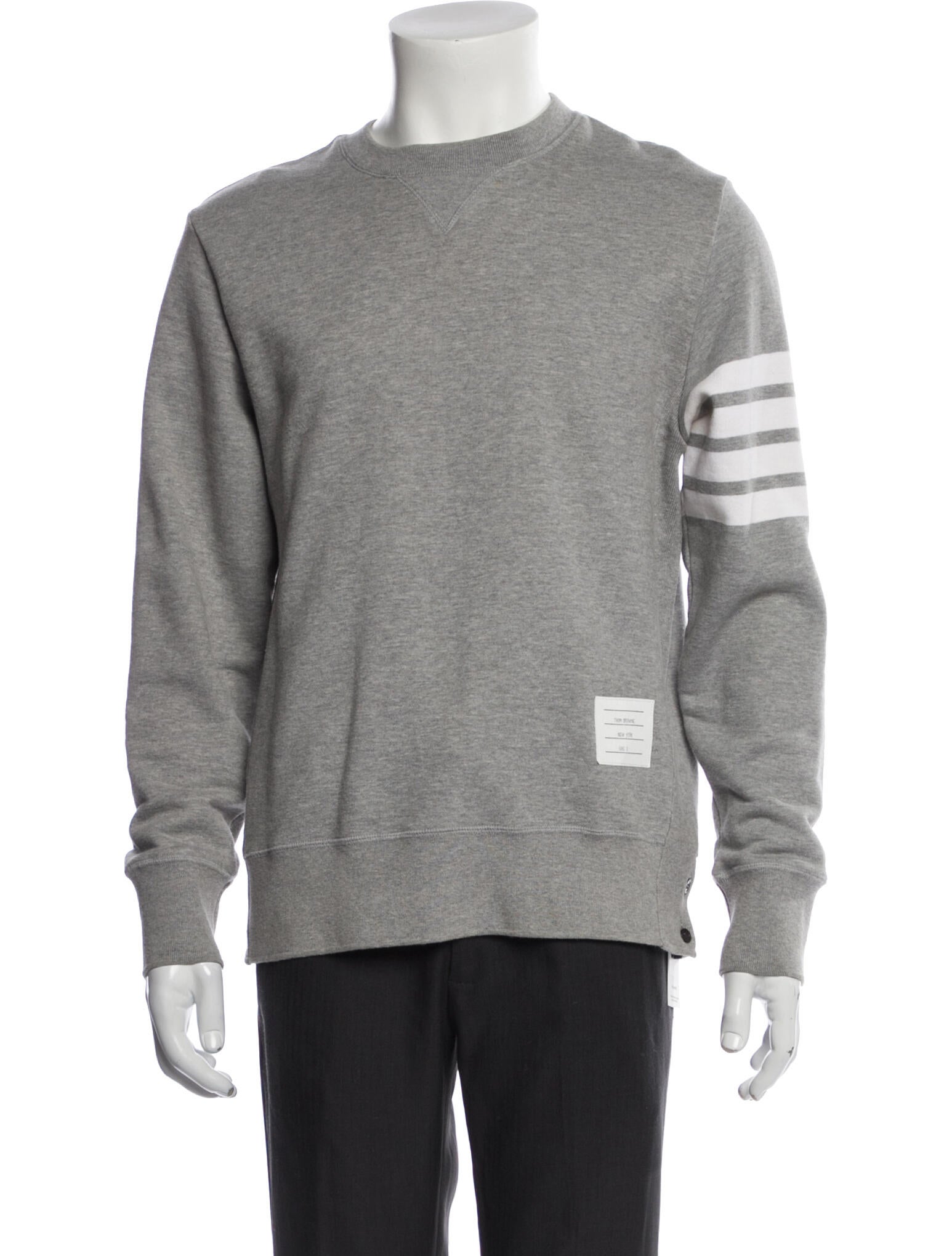 Thom Browne Striped Crew Neck Pullover