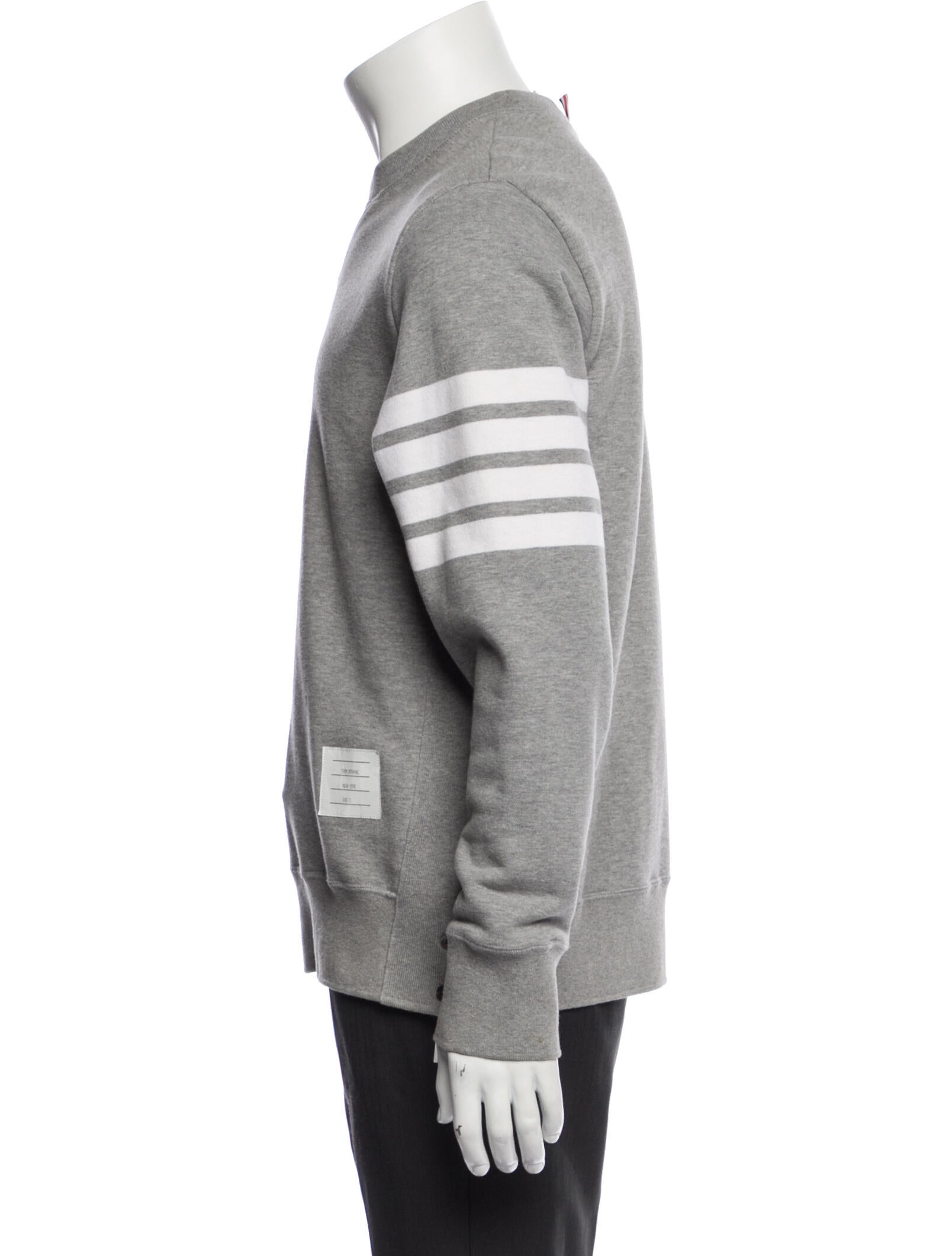 Thom Browne Striped Crew Neck Pullover