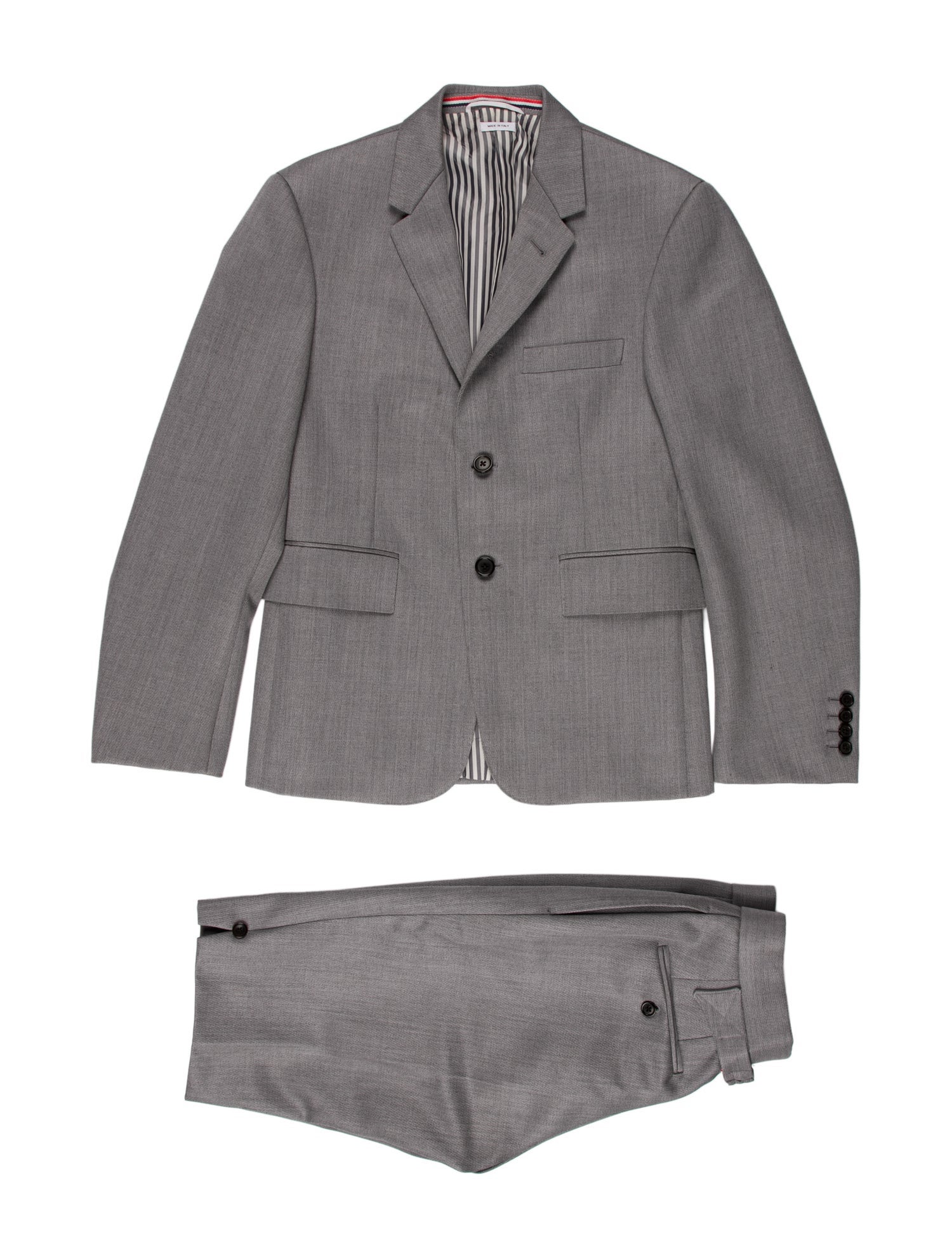 Thom Browne Short Set Wool Two-Piece Suit
