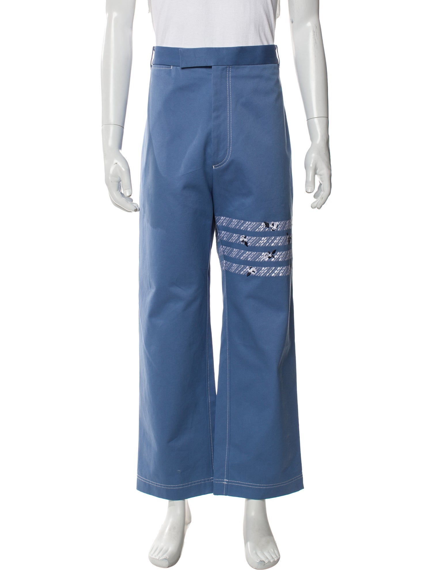 Thom Browne Graphic Print Pants