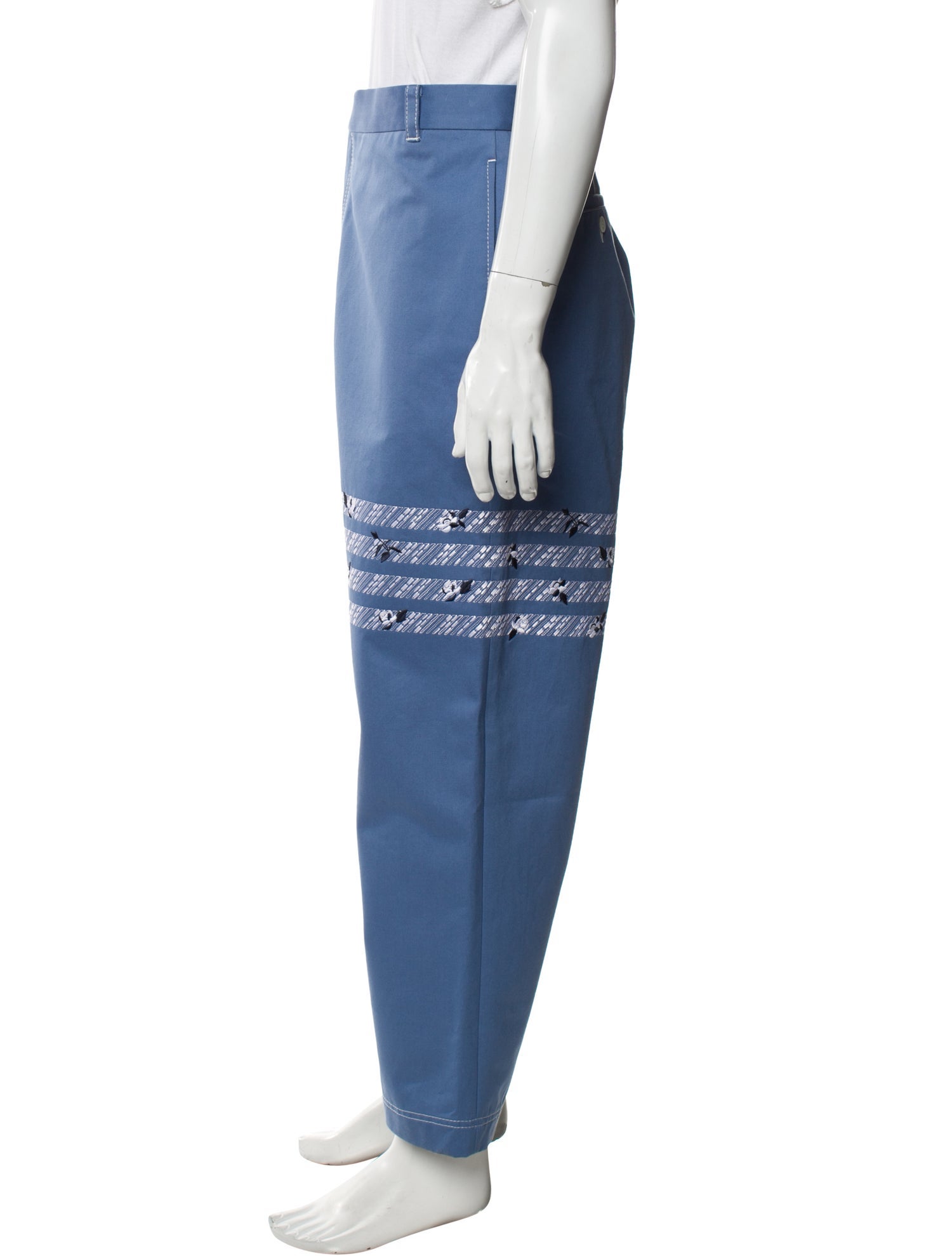 Thom Browne Graphic Print Pants