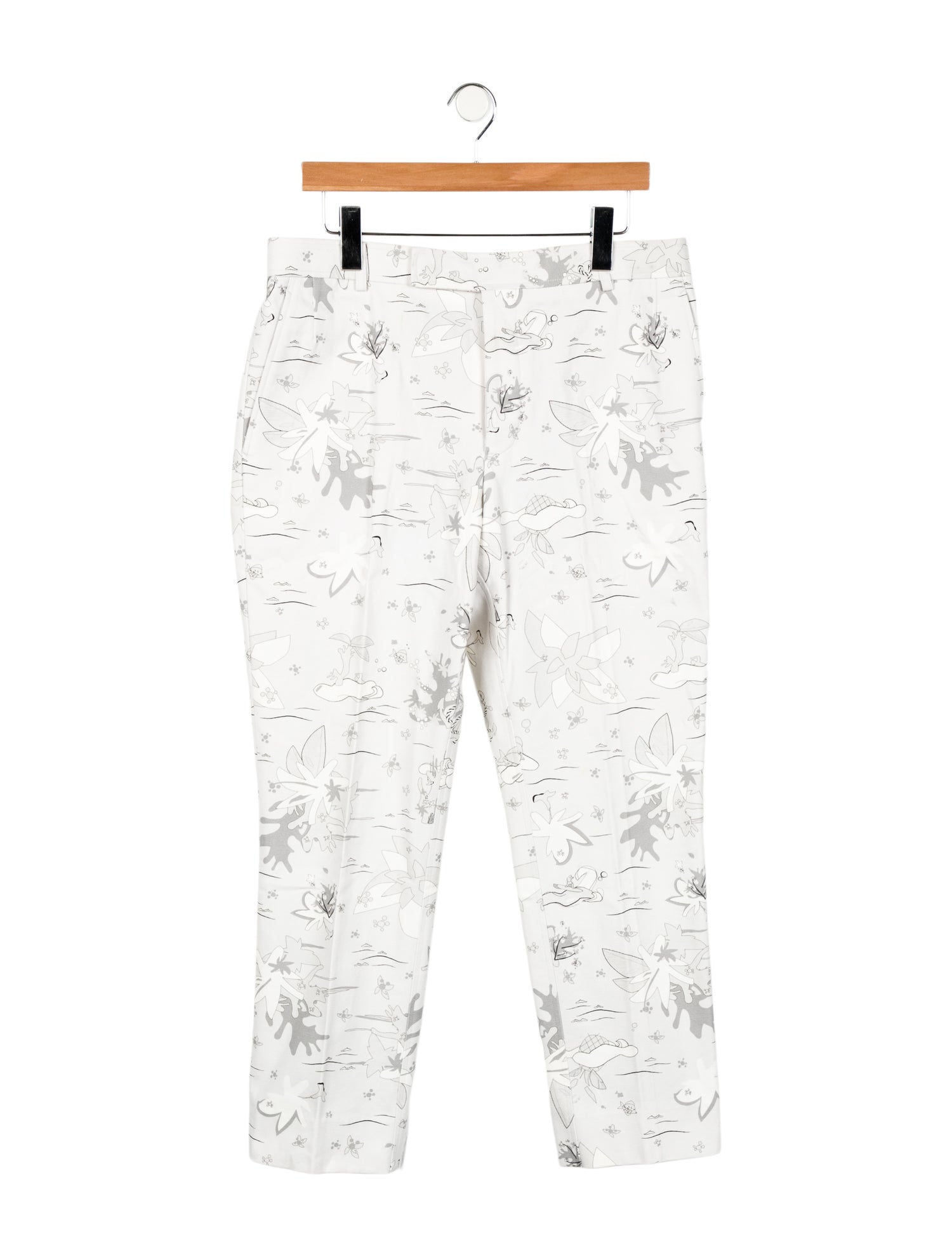 Thom Browne Floral Print Chinos