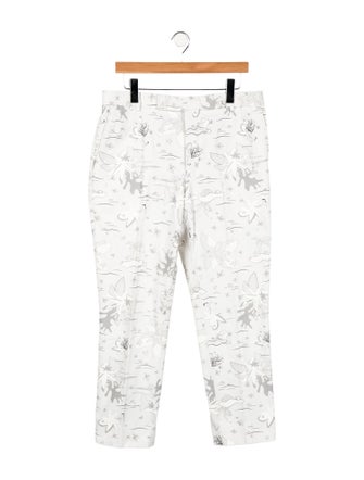 Thom Browne Floral Print Chinos