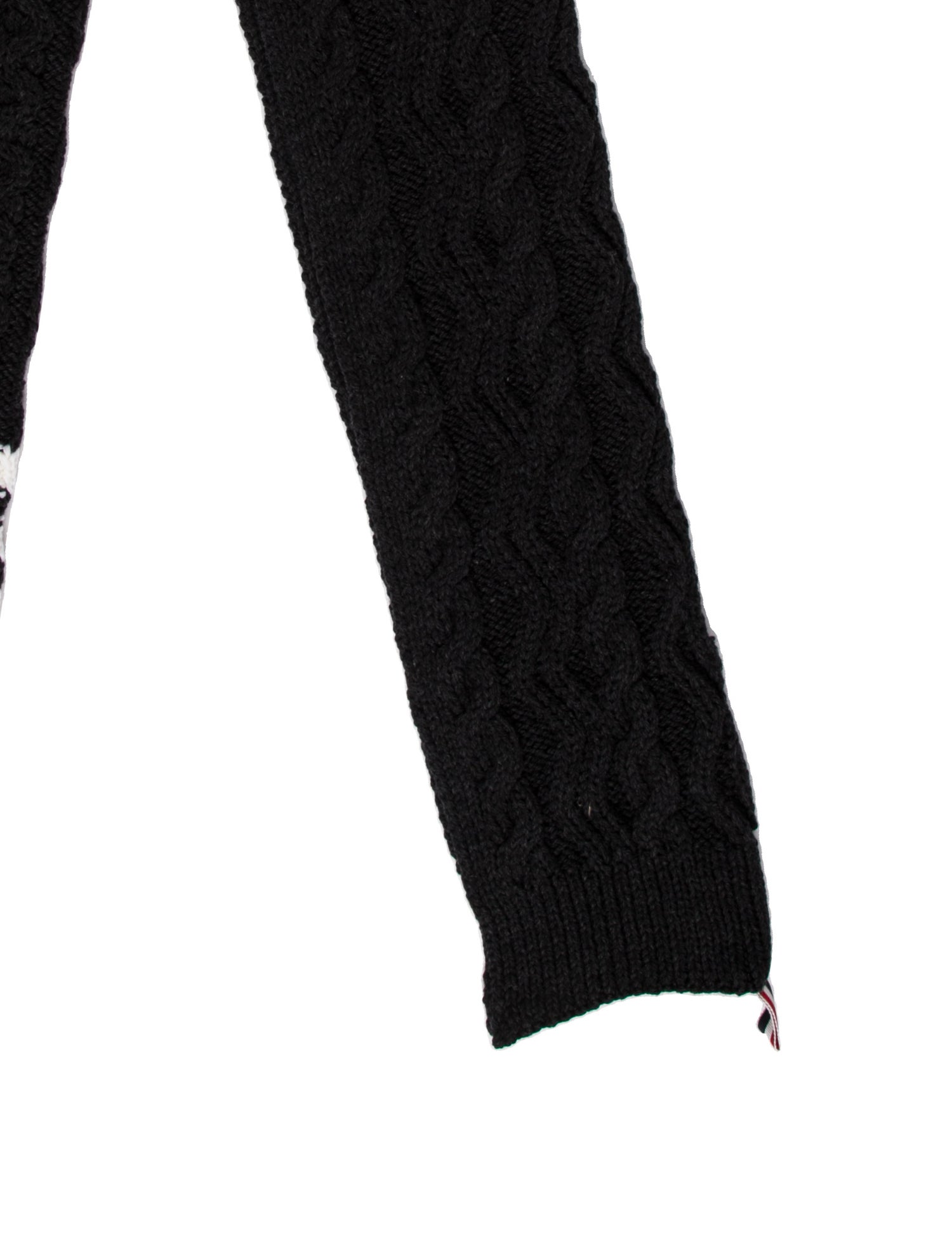 Thom Browne Merino Wool Striped Scarf