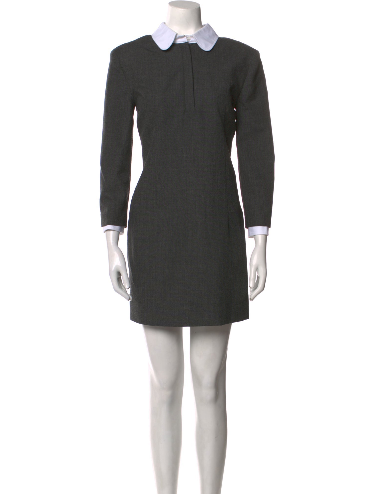 Thom Browne Virgin Wool Mini Dress