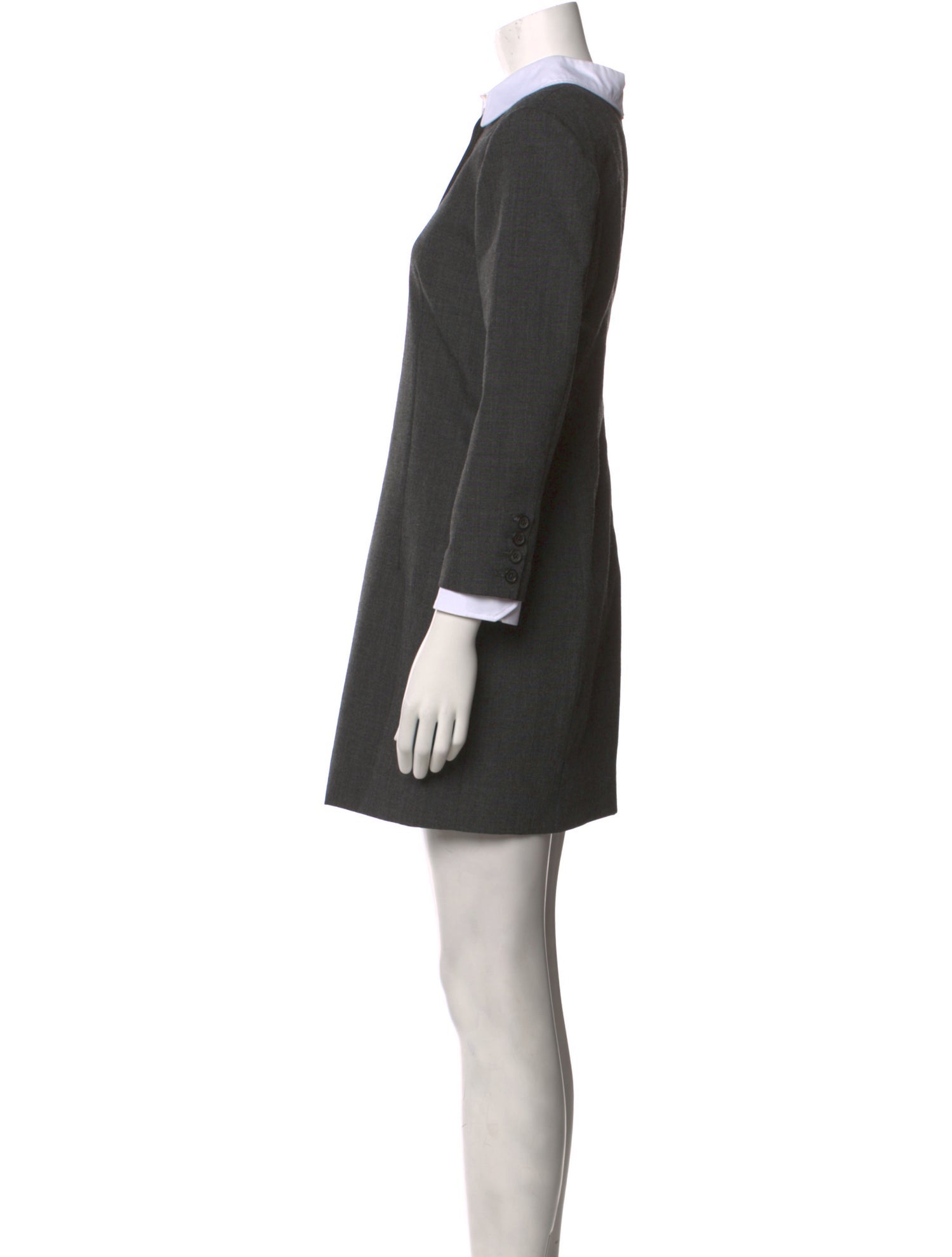 Thom Browne Virgin Wool Mini Dress