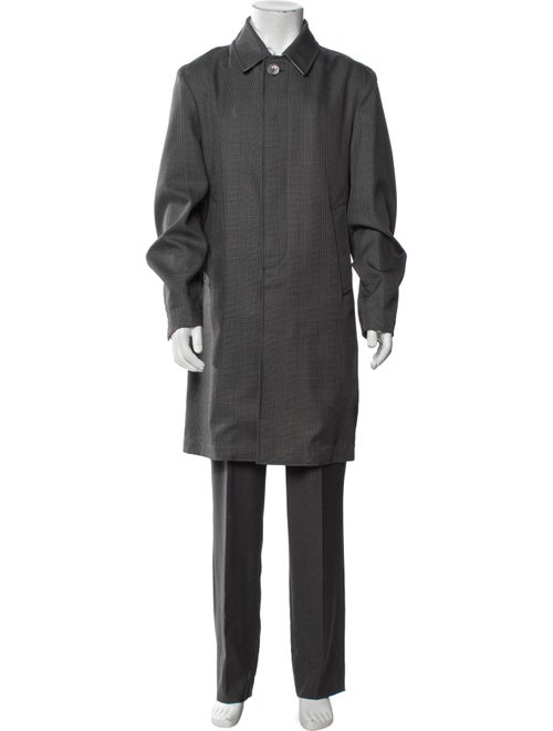 Thom Browne Plaid Print Overcoat